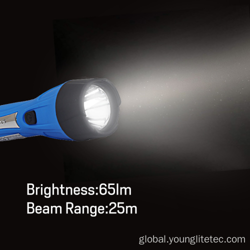 Plastic Cheap Oem Flashlight Portable Dry Battery OEM Plastic Flashlight Torch Factory